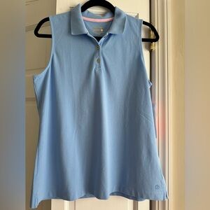 Lilly Pulitzer NWT Meredith Sleeveless Golf Blue Peri Size Large